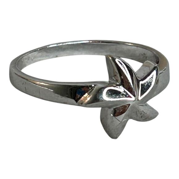 Vintage Edco Sterling Silver Starfish Ring Size 10 - Picture 2 of 4
